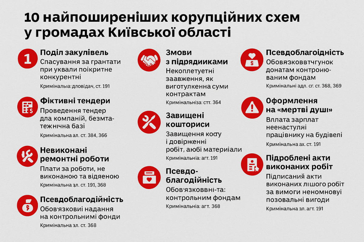 Вадим Чорний: Корупція в громадах Київщини: як ремонти та будівництво стали інструментом розкрадання бюджету Вадим Чорний: Корупція в громадах Київщини: як ремонти та будівництво стали інструментом розкрадання бюджету