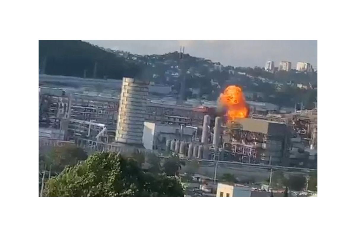 Після атаки дронів у Туапсе пошкоджено танкер і термінал Після атаки дронів у Туапсе пошкоджено танкер і термінал