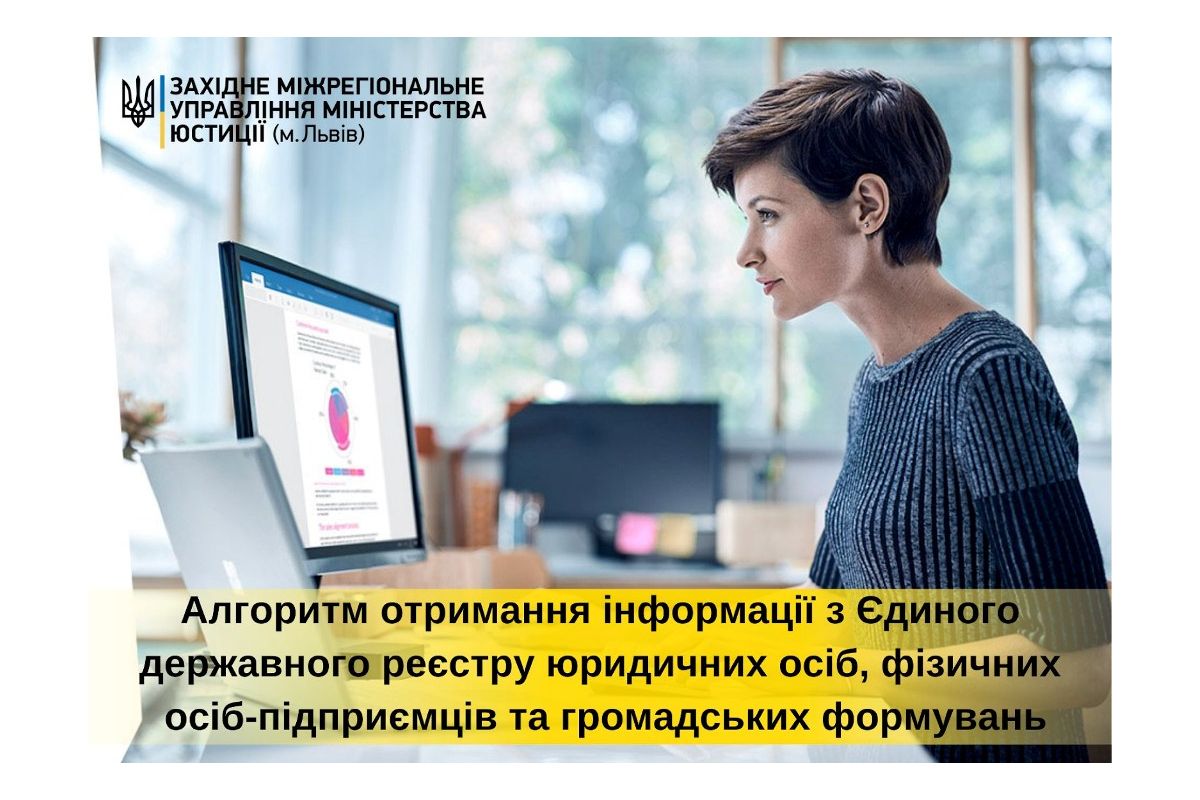 Алгоритм отримання інформації з Єдиного державного реєстру юридичних осіб, фізичних осіб-підприємців та громадських формувань