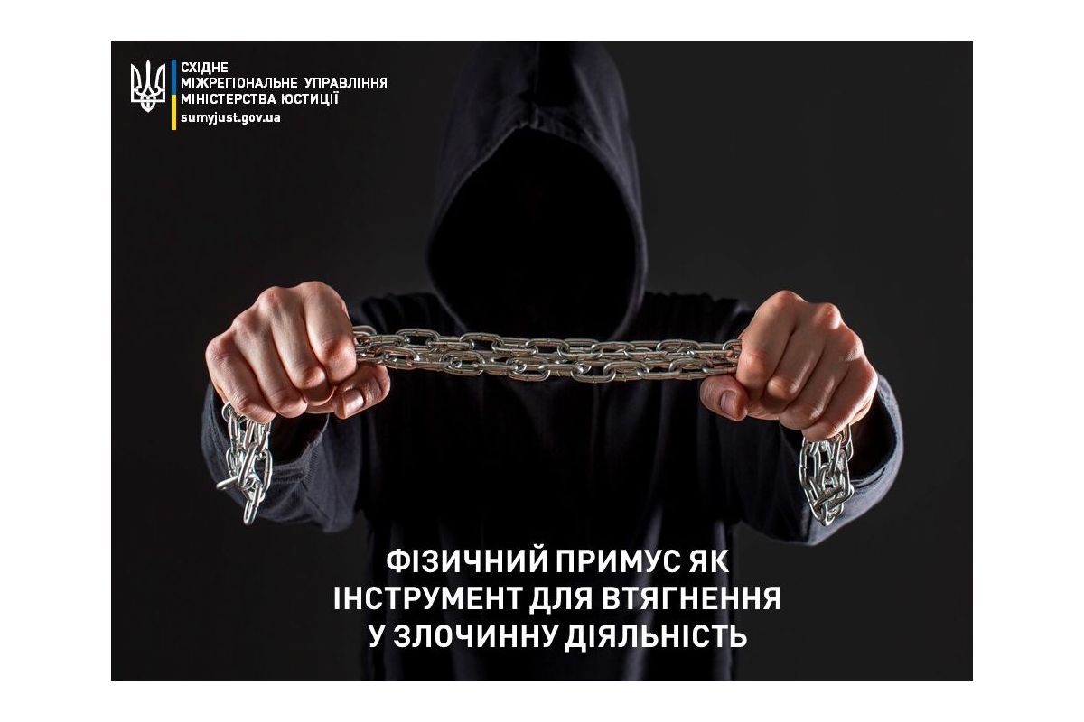 Фізичний примус як інструмент для втягнення у злочинну діяльність Фізичний примус як інструмент для втягнення у злочинну діяльність