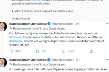Світ відреагував на звірства росіян у Бучі Світ відреагував на звірства росіян у Бучі