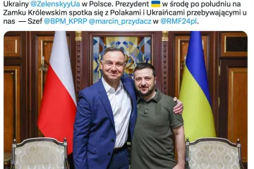 ​Володимир Зеленський планує прибути до Польщі з офіційним візитом 5 квітня