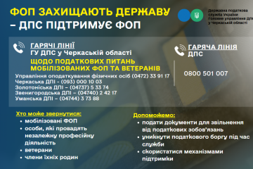 ФОП захищають державу – ДПС підтримує ФОП ФОП захищають державу – ДПС підтримує ФОП