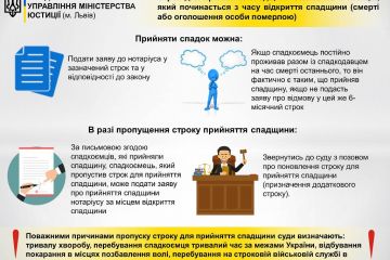 Пропущення шестимісячного строку для прийняття спадщини Пропущення шестимісячного строку для прийняття спадщини