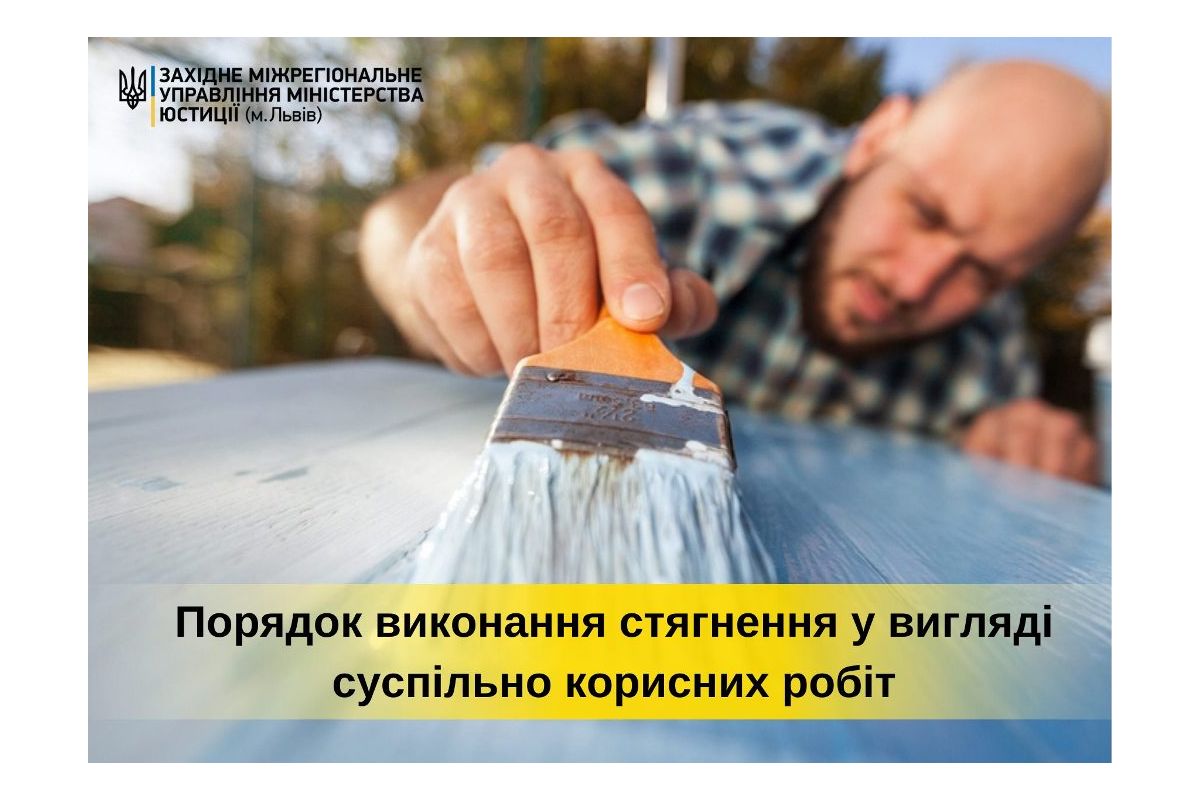 Порядок виконання стягнення у вигляді суспільно корисних робіт Порядок виконання стягнення у вигляді суспільно корисних робіт