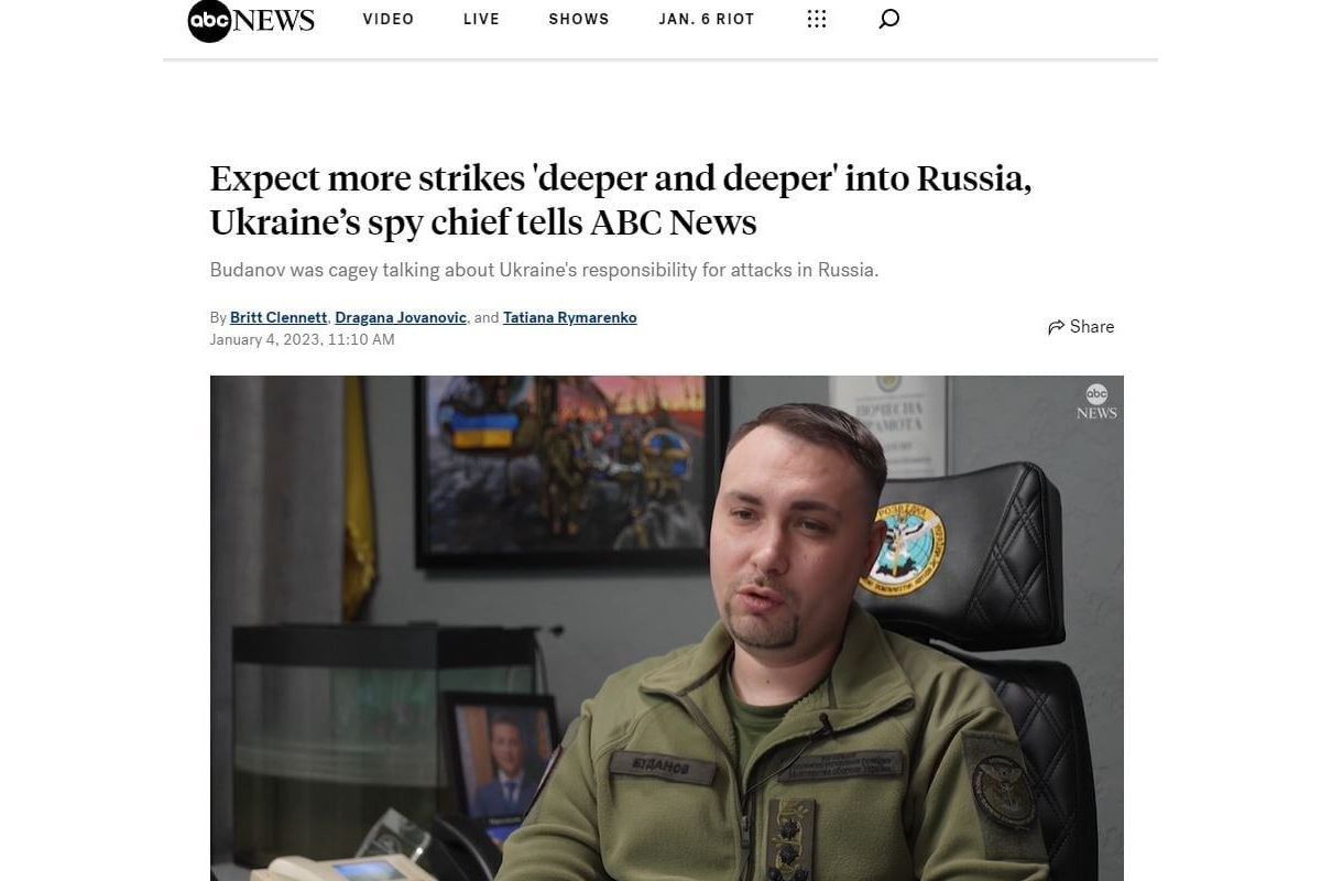 Навесні Україна планує серйозний наступ, — Кирило Буданов в інтерв'ю ABC News Навесні Україна планує серйозний наступ, — Кирило Буданов в інтерв'ю ABC News