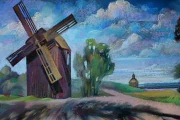 Виставка  «Вітряки в графічних роботах студентів КНУБА». Виставка  «Вітряки в графічних роботах студентів КНУБА».