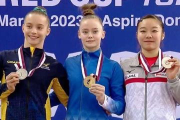 Лащевская выиграла этап Кубка мира по спортивной гимнастике Лащевская выиграла этап Кубка мира по спортивной гимнастике