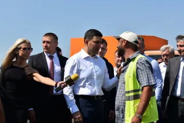 ​Володимир Гройсман перевірив, як на Полтавщині ремонтують дороги