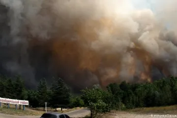 ​Вибухи вогненебезпечних предметів заважають гасінню пожеж на Луганщині