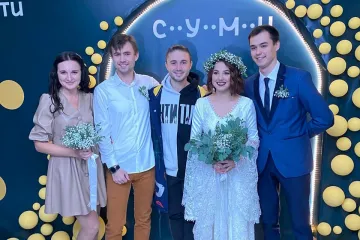 ​Інформаційне агентство : У Сумах відомий український гурт "Антитіла" завітав на реєстрацію шлюбу 