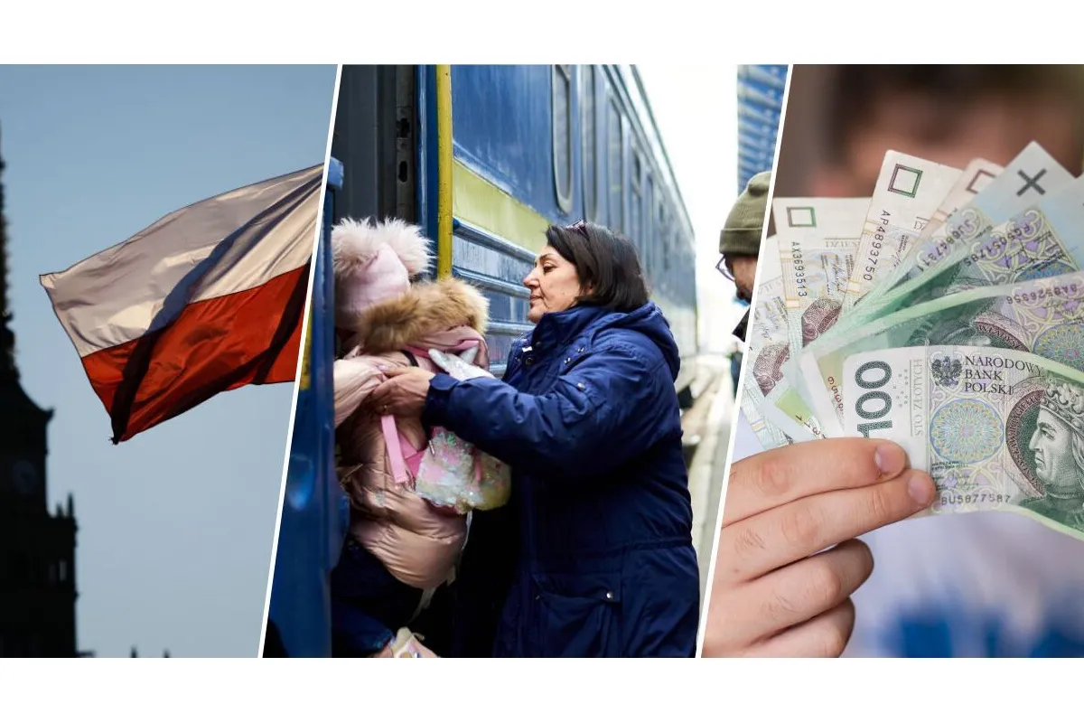 Польща скасує фінансову допомогу українськи біженцям у 2024 році Польща скасує фінансову допомогу українськи біженцям у 2024 році