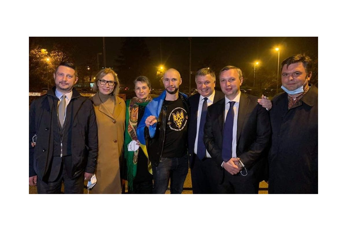 Перша промова Віталія Марківа після звільнення Перша промова Віталія Марківа після звільнення