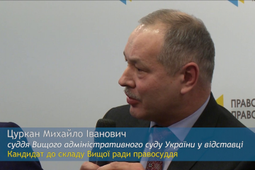 Кандидат на посаду судді Конституційного Суду України Михайло Іванович Цуркан Кандидат на посаду судді Конституційного Суду України Михайло Іванович Цуркан