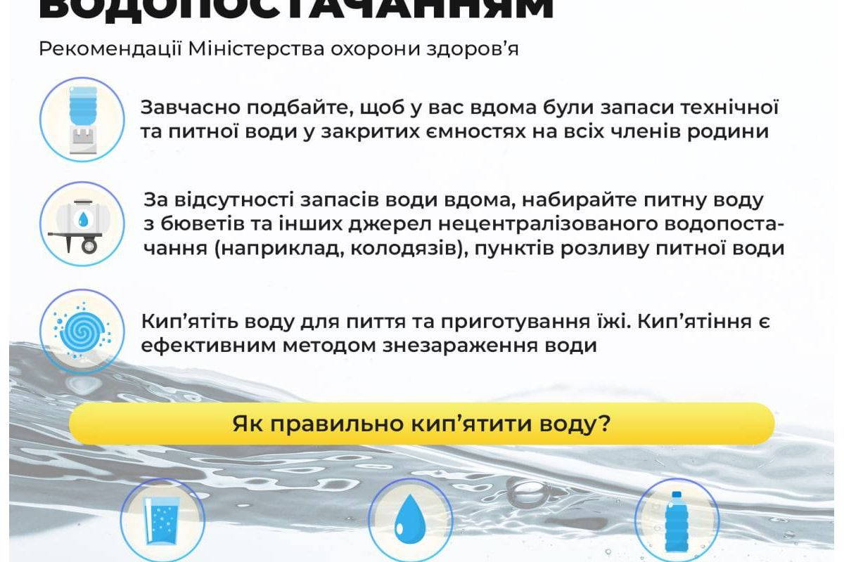 Через відключення електрики на Київщині можуть бути перебої з водою Через відключення електрики на Київщині можуть бути перебої з водою
