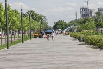 Реконструкція Набережної Перемоги у Дніпрі Реконструкція Набережної Перемоги у Дніпрі