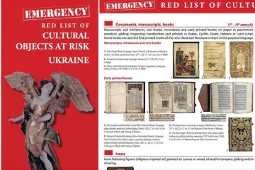 ​Міжнародна рада музеїв (ICOM) уклала Червоний список культурних цінностей України