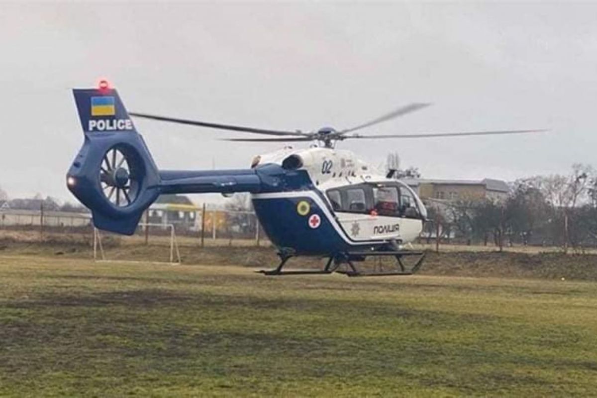 Повітряна медична допомога. Порятунок людини на Київщині