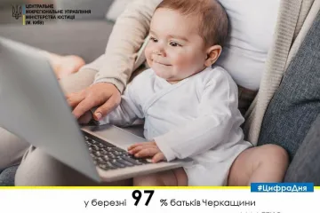​У березні майже 3200 батьків зареєстрували народження дитини через єМалятко у відділах ДРАЦС Києва, Київщини та Черкащини