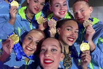 Українські синхроністки вибороли "золото" в суперфіналі Кубка світу в Ов'єдо Українські синхроністки вибороли "золото" в суперфіналі Кубка світу в Ов'єдо