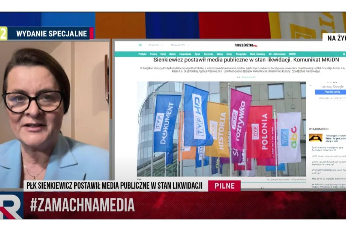 Йоланта ГАЙДАШ про утиски незалежних ЗМІ Польщі Йоланта ГАЙДАШ про утиски незалежних ЗМІ Польщі