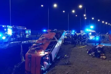 ​Рейсовый автобус Познань-Херсон попал в ДТП в Польше: 6 граждан Украины погибли, еще 35 травмированы