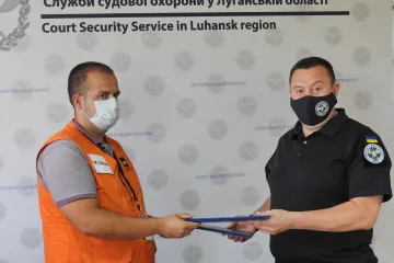 ​На Луганщині Служба судової охорони та Норвезька рада у справах біженців в Україні взаємодіятимуть у протидії поширенню COVID-19