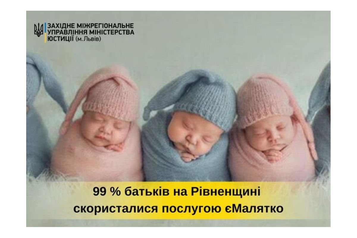 Оксана Сальчук: 99 відсотків батьків на Рівненщині скористалися послугою єМалятко! Оксана Сальчук: 99 відсотків батьків на Рівненщині скористалися послугою єМалятко!