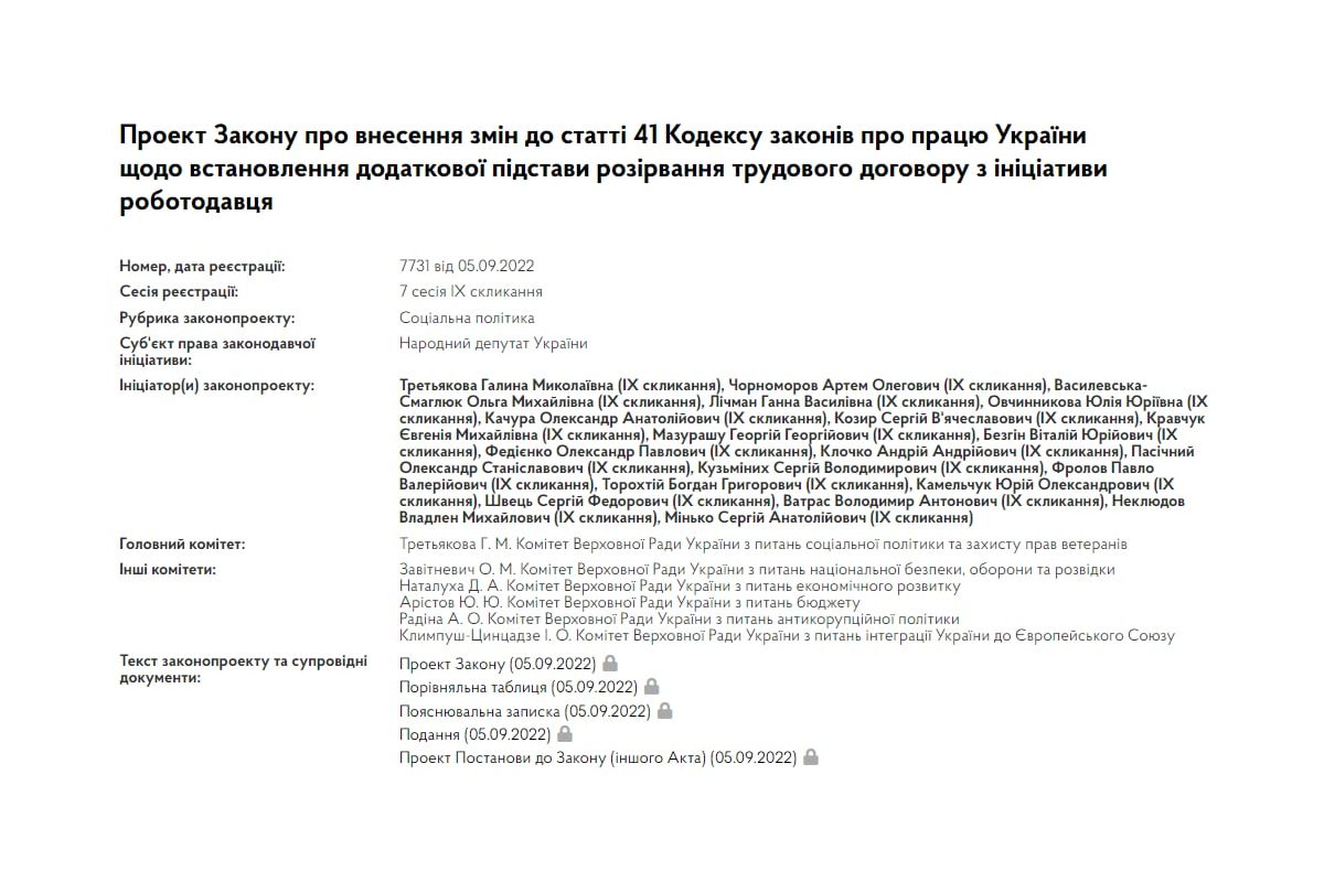 Роботодавці отримають право звільняти працівників, яких запідозрять у колабораційній діяльності