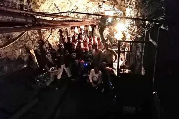 ​У Кривому Розі 22 гірники шахти «Жовтнева» другий місяць продовжують підземний протест