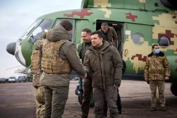 ​Президент прибыл с рабочей поездкой на восток Украины