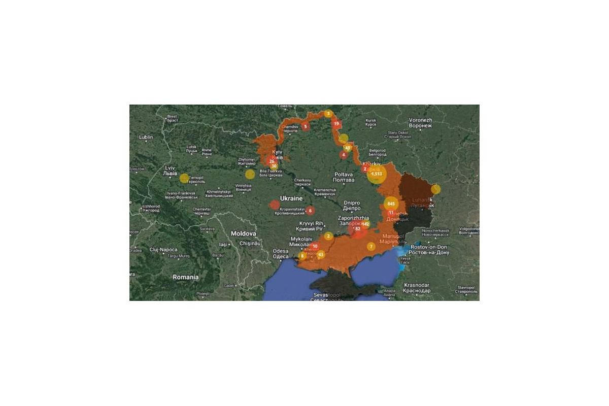 В Україні з'явилася мапа вибухонебезпечних територій В Україні з'явилася мапа вибухонебезпечних територій