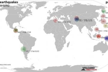 За останні 24 години у світі сталося понад тисячу землетрусів, у тому числі 539 – магнітудою понад 3.0  За останні 24 години у світі сталося понад тисячу землетрусів, у тому числі 539 – магнітудою понад 3.0