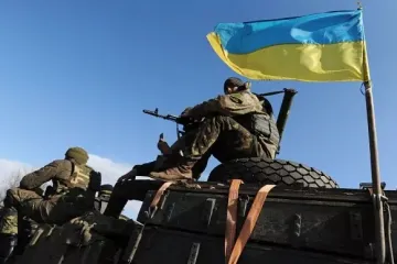 ​Український прапор майорить над Кринками