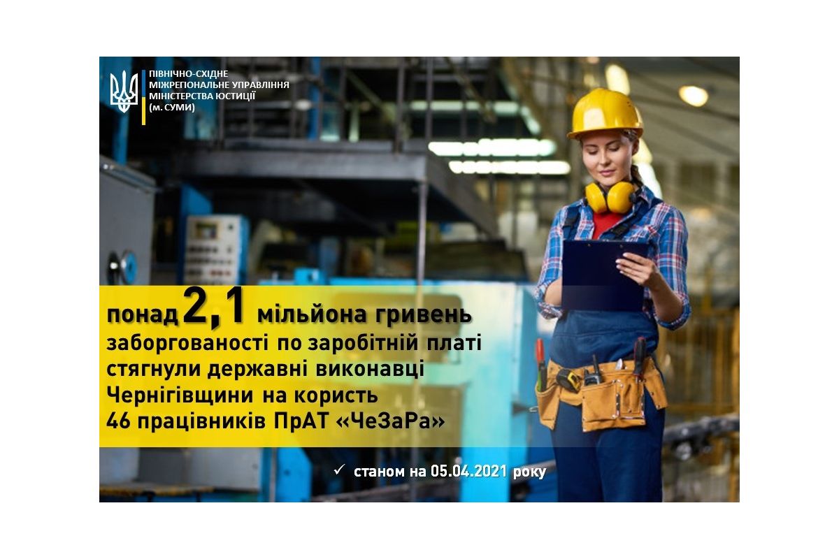 Понад 2 млн грн боргів по зарплаті – працівникам Понад 2 млн грн боргів по зарплаті – працівникам