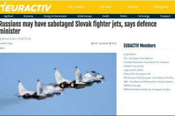 ​Російські технічні фахівці могли навмисне пошкодити словацькі МІГ-29, які вирішили передати Україні, — Міністр оборони країни Ярослав Най