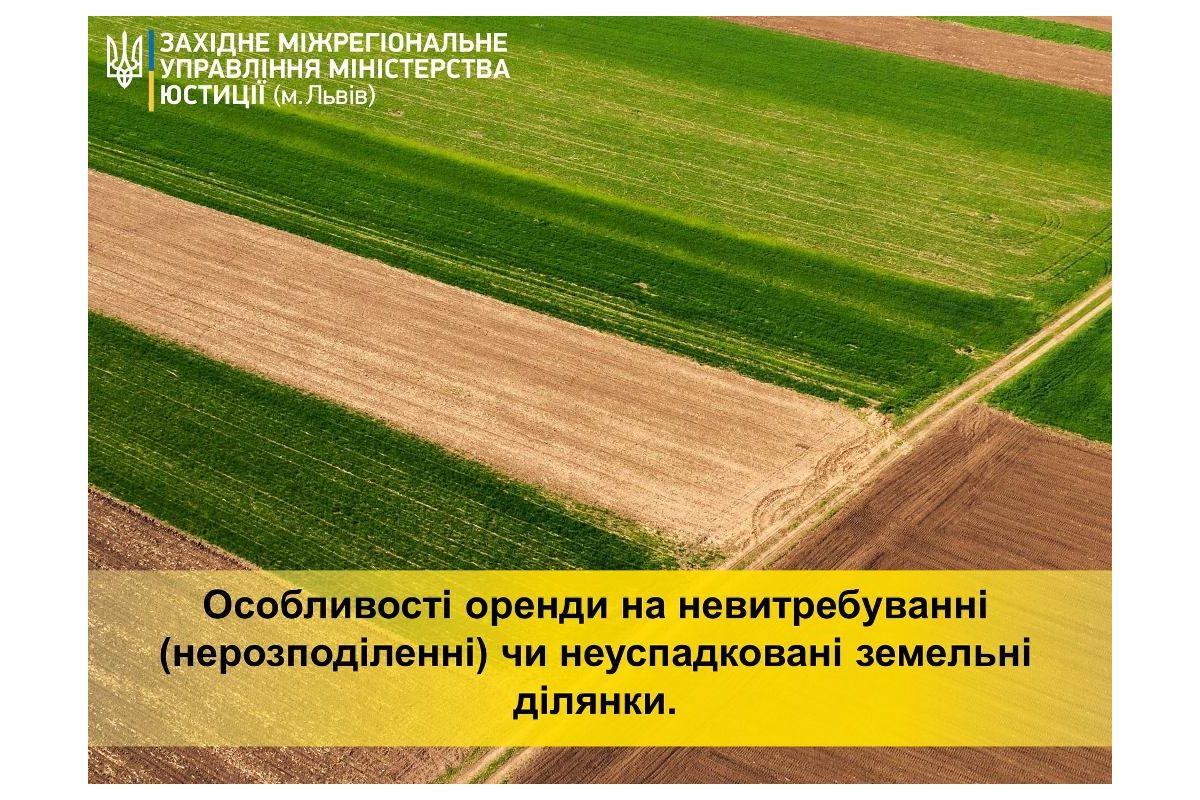 Особливості оренди на невитребуванні (нерозподіленні) чи неуспадковані земельні ділянки