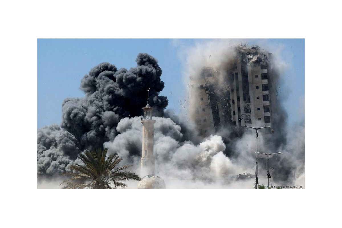 ЦАХАЛ зруйнував висотку в Газі після попередження про евакуацію ЦАХАЛ зруйнував висотку в Газі після попередження про евакуацію