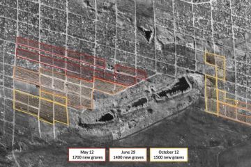 Біля Маріуполя з'явилось понад 1 500 нових могил Біля Маріуполя з'явилось понад 1 500 нових могил