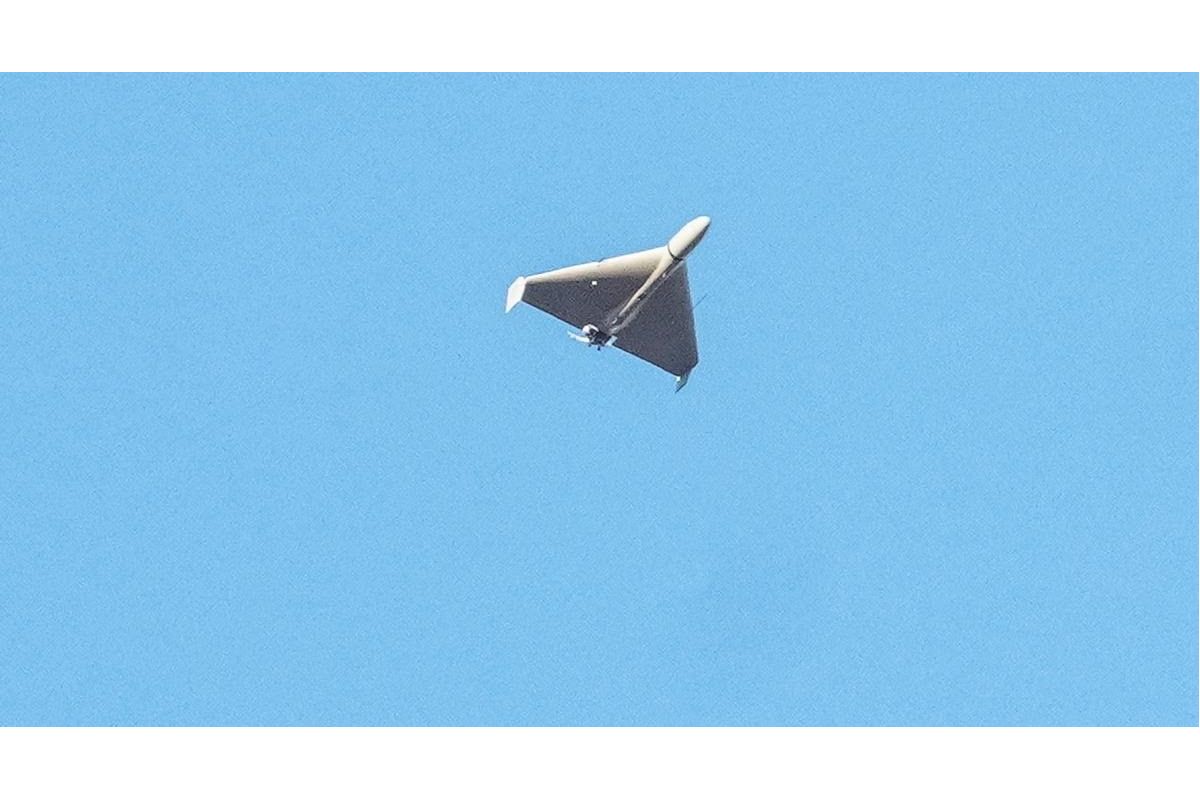 Іранський дрон-камікадзе «Shahed-136», знищений сьогодні вночі на півночі Житомирщини, був збитий бійцями 115-ї бригади територіальної оборони Іранський дрон-камікадзе «Shahed-136», знищений сьогодні вночі на півночі Житомирщини, був збитий бійцями 115-ї бригади територіальної оборони