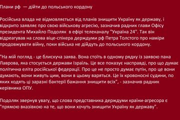 Плани рф  — дійти до польського кордону Плани рф  — дійти до польського кордону