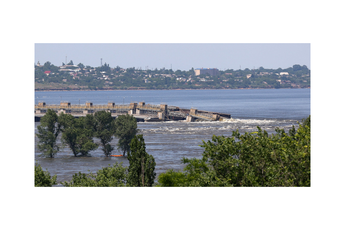 Через підрив дамби Каховської ГЕС спостерігається підняття рівня води у річці Інгулець