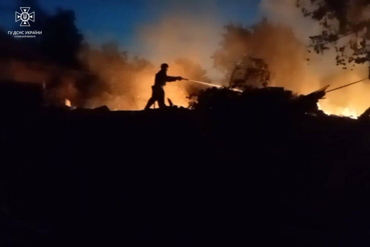 Вночі і зранку росіяни обстріляли Сумщину: зафіксовано 19 вибухів Вночі і зранку росіяни обстріляли Сумщину: зафіксовано 19 вибухів
