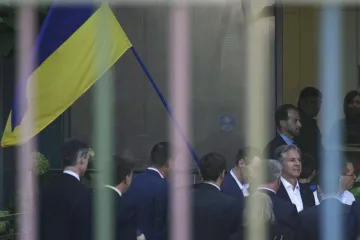 ​У соцмережах з'явилося перше фото держсекретаря США Ентоні Блінкена в Україні