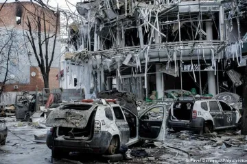 ​Російське вторгнення в Україну : Луганщина у вогні: в Сєвєродонецьку – одна загибла, в Рубіжному – четверо поранених