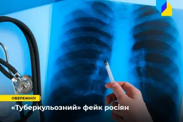 ​Російське вторгнення в Україну : Обережно, росіяни поширюють фейк про «епідемію туберкульозу в ЗСУ»