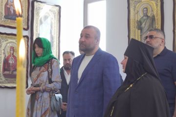 На честь відкриття храму при Свято-Благовіщенському жіночому монастирі провели службу та урочисте освячення  На честь відкриття храму при Свято-Благовіщенському жіночому монастирі провели службу та урочисте освячення