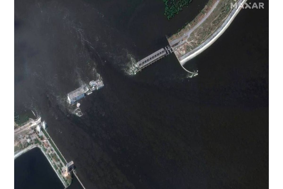Рівень води в Каховському водосховищі продовжує знижуватись, — Укргідроенерго Рівень води в Каховському водосховищі продовжує знижуватись, — Укргідроенерго