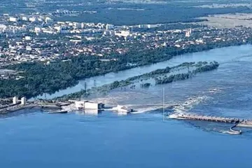 ​Сценарії затоплення навколишніх територій при прориві дамби Каховської ГЕС