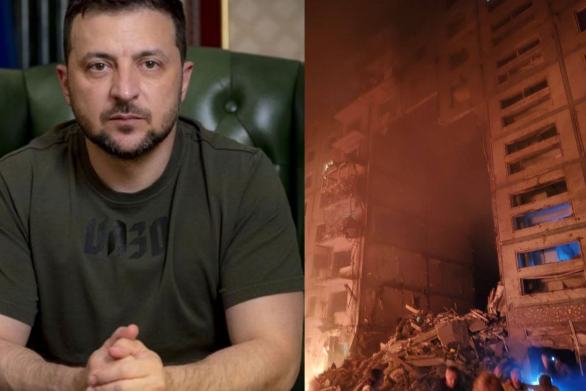 Володимир Зеленський прокоментував нічний обстріл Запоріжжя Володимир Зеленський прокоментував нічний обстріл Запоріжжя